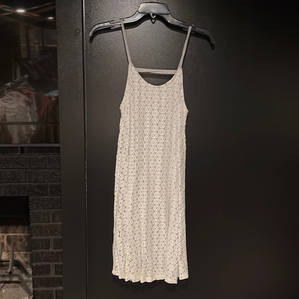 Grey/White Tank Dress, size Small